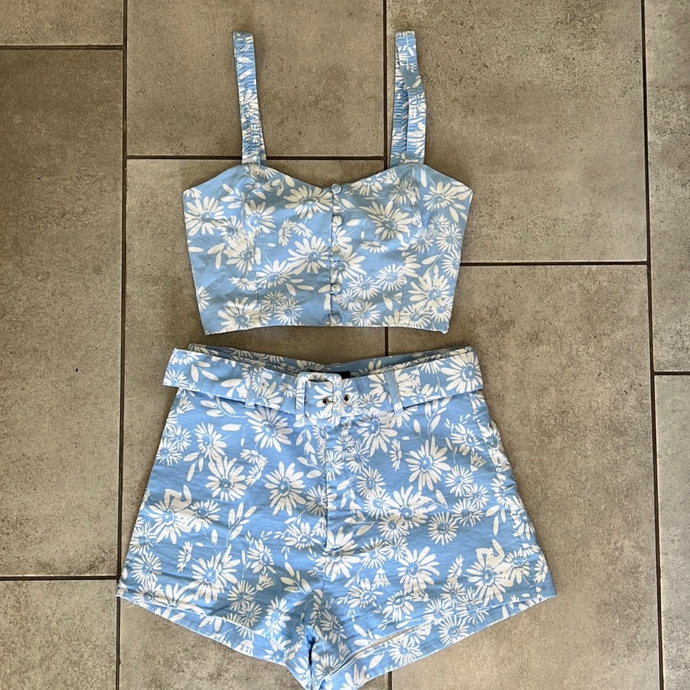 Zara Blue Floral Set